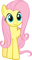 Size: 3084x5856 | Tagged: artist:kittyhawk-contrail, cute, derpibooru import, fluttershy, happy, hugpony poses, looking at you, part of a set, safe, shyabetes, simple background, transparent background, vector