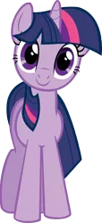 Size: 2709x5931 | Tagged: safe, artist:kittyhawk-contrail, derpibooru import, part of a set, twilight sparkle, pony, unicorn, c:, cute, female, happy, head tilt, hugpony poses, looking at you, mare, simple background, smiling, solo, transparent background, twiabetes, unicorn twilight, vector