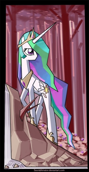 Size: 466x900 | Tagged: artist:saurabhinator, derpibooru import, princess celestia, safe, solo