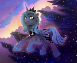 Size: 711x584 | Tagged: artist:saphamia, derpibooru import, princess luna, s1 luna, safe, solo