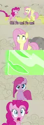 Size: 960x2699 | Tagged: comic, derpibooru import, doomie, duality, fluttershy, pinkamena diane pie, pinkie pie, safe, self ponidox