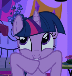Size: 387x405 | Tagged: a canterlot wedding, animated, cropped, derpibooru import, loop, safe, screencap, solo, twilight sparkle
