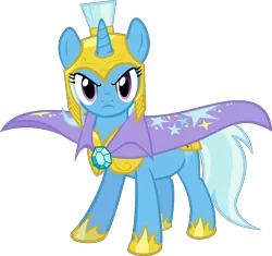 Size: 4264x4000 | Tagged: safe, artist:spaceponies, derpibooru import, trixie, pony, unicorn, absurd resolution, female, looking at you, mare, royal guard armor, simple background, solo, transparent background