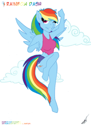 Size: 842x1158 | Tagged: anthro, artist:felonykat, derpibooru import, rainbow dash, safe