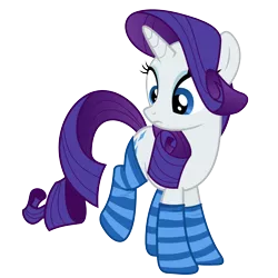 Size: 3000x3000 | Tagged: safe, artist:alexiy777, derpibooru import, rarity, pony, clothes, high res, simple background, socks, solo, striped socks, transparent background, vector