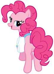 Size: 3100x4225 | Tagged: artist:atomicgreymon, bedroom eyes, derpibooru import, pinkie pie, plot, show accurate, simple background, suggestive, transparent background, vector