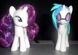 Size: 789x552 | Tagged: safe, artist:hashbro, derpibooru import, rarity, vinyl scratch, pony, 3d, 3d print, photo