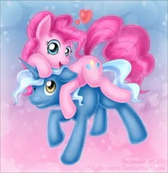 Size: 628x649 | Tagged: artist:skyheavens, derpibooru import, female, heart, male, pinkie pie, pokeypie, pokey pierce, safe, shipping, straight