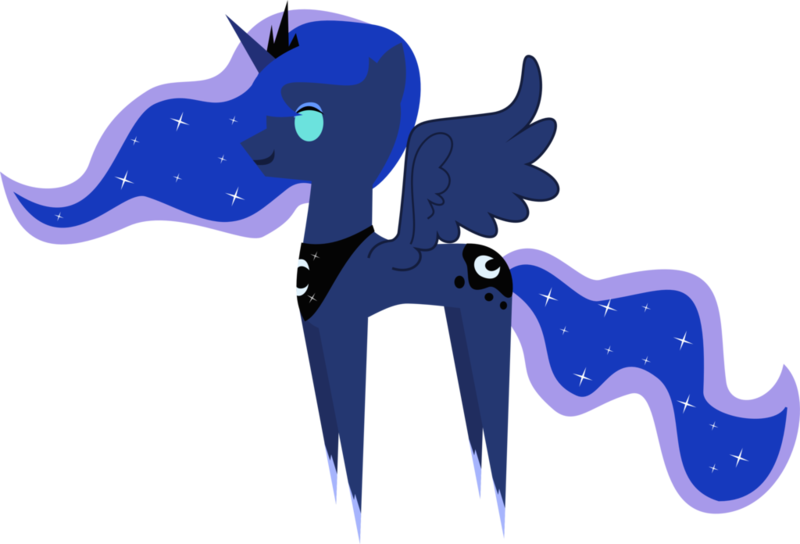 Size: 1024x696 | Tagged: safe, artist:demonreapergirl, derpibooru import, princess luna, alicorn, pony, bbbff, cutie mark, female, horn, jewelry, lineless, mare, pointy ponies, regalia, simple background, solo, spread wings, tiara, transparent background, wings