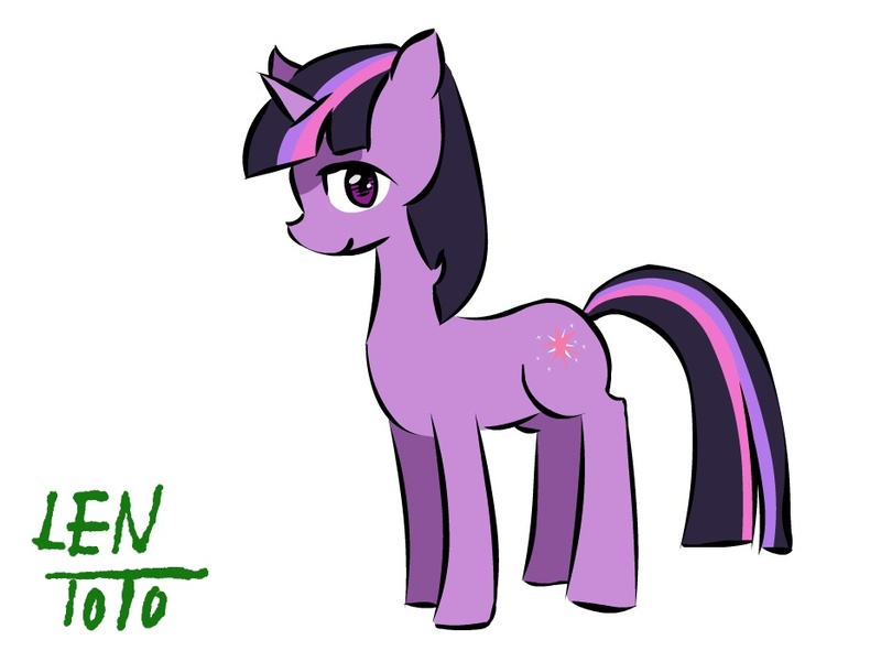 Size: 934x690 | Tagged: dead source, safe, artist:lentoto, derpibooru import, twilight sparkle, pony, unicorn, female, mare, paint tool sai, simple background, solo, unicorn twilight, white background