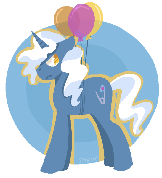 Size: 614x673 | Tagged: safe, artist:steeve, derpibooru import, pokey pierce, pony, unicorn, abstract background, adobe imageready, balloon, looking back, male, no pupils, simple background, solo, stallion, transparent background