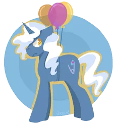 Size: 614x673 | Tagged: safe, artist:steeve, derpibooru import, pokey pierce, pony, unicorn, abstract background, adobe imageready, balloon, looking back, male, no pupils, simple background, solo, stallion, transparent background