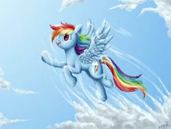 Size: 900x675 | Tagged: artist:ryuza, derpibooru import, rainbow dash, safe, solo