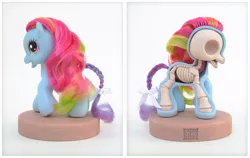 Size: 950x599 | Tagged: anatomy, artist:jason freeny, custom, derpibooru import, g3.5, irl, photo, rainbow dash, safe, skeleton, toy