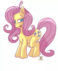 Size: 1048x1280 | Tagged: safe, artist:ruckforderungreich, derpibooru import, fluttershy, pony, simple background, solo, white background