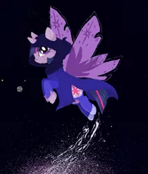 Size: 624x731 | Tagged: safe, artist:nonlegendary-pylime, derpibooru import, twilight sparkle, alicorn, pony, clothes, god tier, god tiers, hero of void, homestuck, socks, space