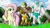 Size: 1024x576 | Tagged: safe, artist:atomic-chinchilla, derpibooru import, fluttershy, airazor, beast wars, crossover, image, jpeg, tigatron, transformers