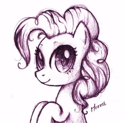 Size: 500x495 | Tagged: artist:derpiihooves, bust, derpibooru import, looking at you, pinkie pie, safe, solo