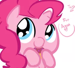 Size: 1100x1000 | Tagged: artist:tess, cupcake, cute, derpibooru import, pinkie pie, safe, solo