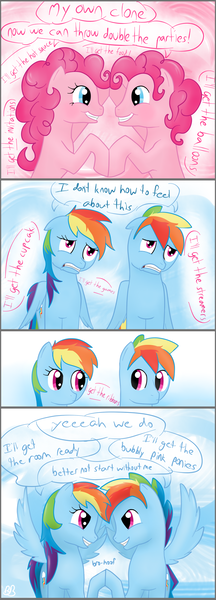 mlp rainbow dash and rainbow blitz comic