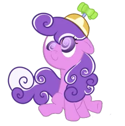 Size: 789x791 | Tagged: artist:shaddyshad, cute, daaaaaaaaaaaw, derpibooru import, filly, foal, hat, propeller hat, safe, screwball, simple background, swirly eyes, transparent background, vector