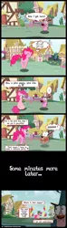 Size: 936x3170 | Tagged: artist:kennyklent, comic, courage the cowardly dog, crossover, derpibooru import, grammar error, pinkie pie, safe