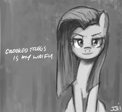 Size: 720x662 | Tagged: artist:johnjoseco, crookedtrees, derpibooru import, grayscale, monochrome, pinkamena diane pie, pinkie pie, safe, waifu