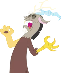 Size: 1478x1767 | Tagged: adobe imageready, artist:glancojusticar, derpibooru import, discord, draconequus, evil laugh, eyes closed, laughing, male, photoshop, safe, simple background, solo, transparent background