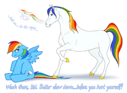 Size: 660x480 | Tagged: crossover, derpibooru import, erasure, rainbow brite, rainbow dash, robot unicorn attack, safe, starlite