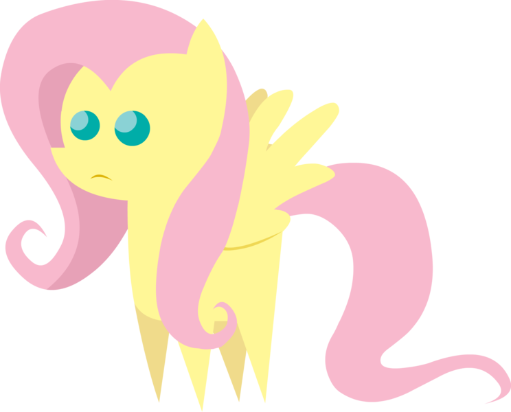 Size: 3000x2419 | Tagged: artist:miketheuser, derpibooru import, fluttershy, high res, pointy ponies, safe, simple background, solo, transparent background, vector