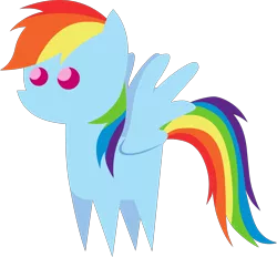 Size: 3000x2781 | Tagged: artist:miketheuser, derpibooru import, high res, pointy ponies, rainbow dash, safe, simple background, solo, transparent background, vector