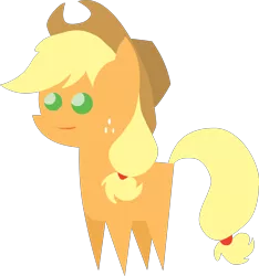 Size: 2800x2988 | Tagged: applejack, artist:miketheuser, derpibooru import, high res, pointy ponies, safe, simple background, solo, transparent background, vector