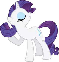 Size: 9455x9844 | Tagged: safe, artist:quanno3, derpibooru import, rarity, pony, unicorn, absurd resolution, eyes closed, female, mare, simple background, solo, transparent background