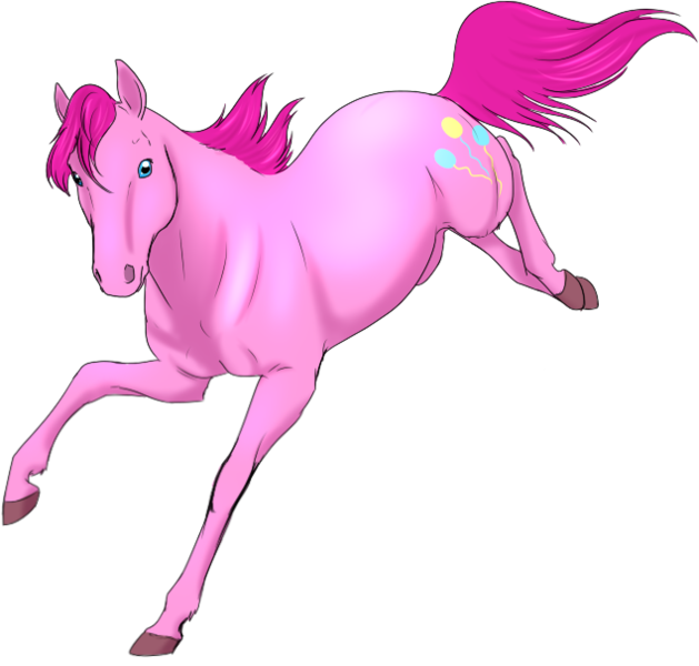 Size: 635x606 | Tagged: artist:stalcry, derpibooru import, galloping, hoers, horse, pinkie pie, realistic, running, safe, solo