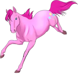 Size: 635x606 | Tagged: artist:stalcry, derpibooru import, galloping, hoers, horse, pinkie pie, realistic, running, safe, solo