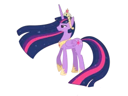 Size: 3333x2500 | Tagged: safe, artist:nianara, derpibooru import, princess twilight 2.0, twilight sparkle, twilight sparkle (alicorn), alicorn, pony, big crown thingy, female, high res, hilarious in hindsight, hoof shoes, jewelry, mare, peytral, regalia, simple background, solo, transparent background, ultimate twilight