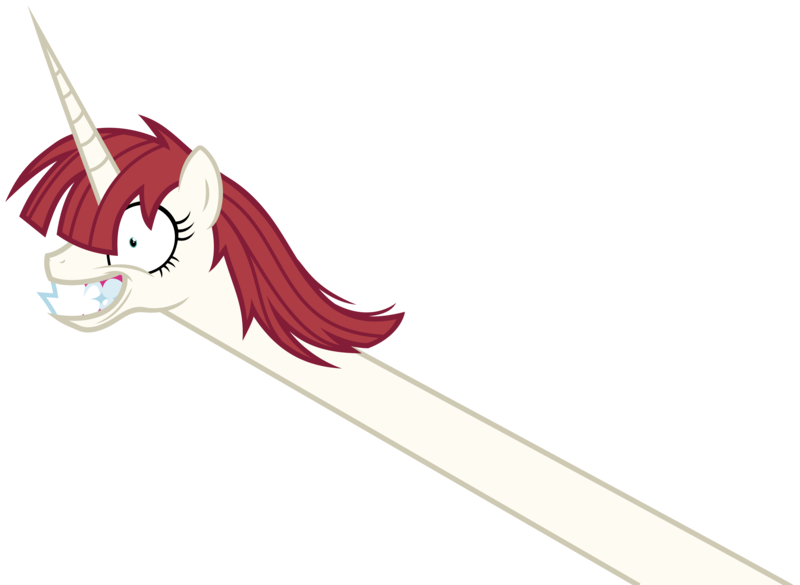 Size: 4999x3657 | Tagged: safe, artist:zutheskunk traces, derpibooru import, oc, oc:fausticorn, unofficial characters only, alicorn, pony, lauren faust, long neck, nope, rapeface, simple background, transparent background, vector, vector trace