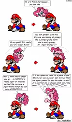 Size: 862x1443 | Tagged: artist:yoshiman1118, comic, crossover, derpibooru import, mario, mariopie, nintendo, pinkie pie, safe, super mario bros.