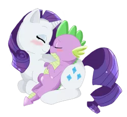 Size: 900x832 | Tagged: safe, artist:a-perfect-rose, derpibooru import, rarity, spike, female, interspecies, male, shipping, sparity, straight