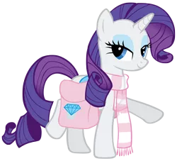 Size: 4000x3624 | Tagged: absurd resolution, artist:shelltoon, clothes, derpibooru import, rarity, safe, scarf, simple background, solo, transparent background