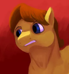 Size: 1122x1200 | Tagged: safe, artist:sb, derpibooru import, caramel, earth pony, pony, bust, caramel is awesome, gradient background, male, portrait, solo, stallion