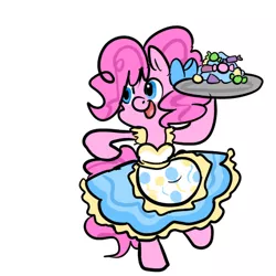 Size: 450x450 | Tagged: artist:mt, clothes, derpibooru import, maid, pinkie pie, safe, sweets
