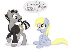 Size: 720x505 | Tagged: safe, artist:lissystrata, derpibooru import, derpy hooves, pegasus, pony, doctor who, female, mare, math, roger delgado, the master
