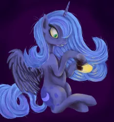 Size: 900x963 | Tagged: safe, artist:sb, derpibooru import, princess luna, alicorn, pony, female, mare, s1 luna, sitting, solo, surprised