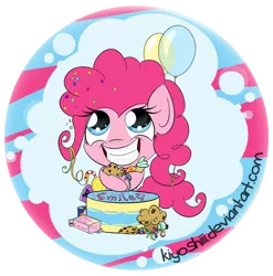 Size: 640x648 | Tagged: safe, artist:kiyoshiii, derpibooru import, pinkie pie, earth pony, pony, solo