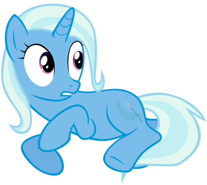 Size: 5000x4458 | Tagged: dead source, safe, artist:maximillianveers, derpibooru import, trixie, pony, unicorn, absurd resolution, female, looking back, mare, photoshop, side, simple background, solo, surprised, transparent background