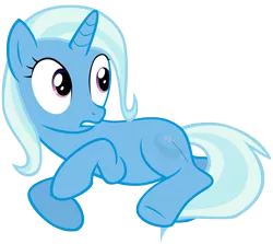 Size: 5000x4458 | Tagged: dead source, safe, artist:maximillianveers, derpibooru import, trixie, pony, unicorn, absurd resolution, female, looking back, mare, photoshop, side, simple background, solo, surprised, transparent background