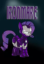 Size: 800x1161 | Tagged: artist:kenichi-shinigami, ask iron mare rarity, derpibooru import, iron man, iron mare, rarity, safe