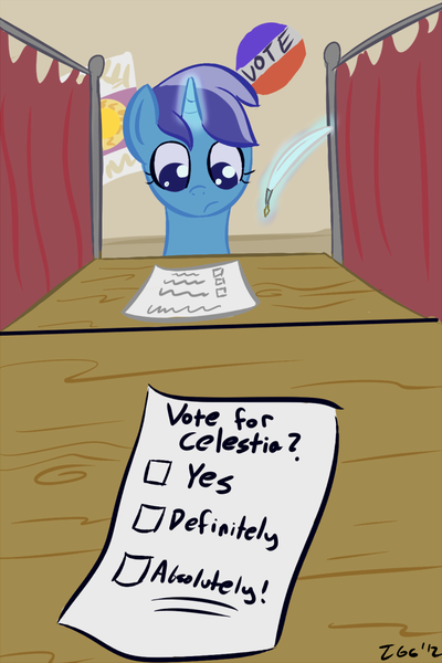 Size: 666x1000 | Tagged: artist:tggeko, derpibooru import, gravity falls, minuette, parody, rigged election, safe, tourist trapped, voting