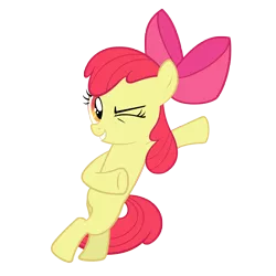 Size: 6000x6000 | Tagged: absurd resolution, apple bloom, artist:otfor2, bipedal, derpibooru import, safe, simple background, solo, transparent background, vector